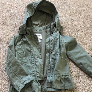 Army Green Girls Jacket